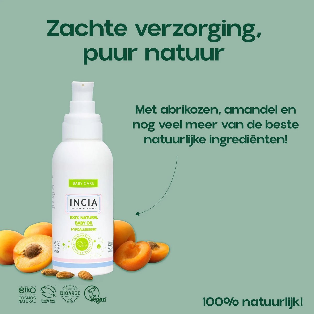 INCIA 100% Natuurlijke Babyolie - Afbeelding 4