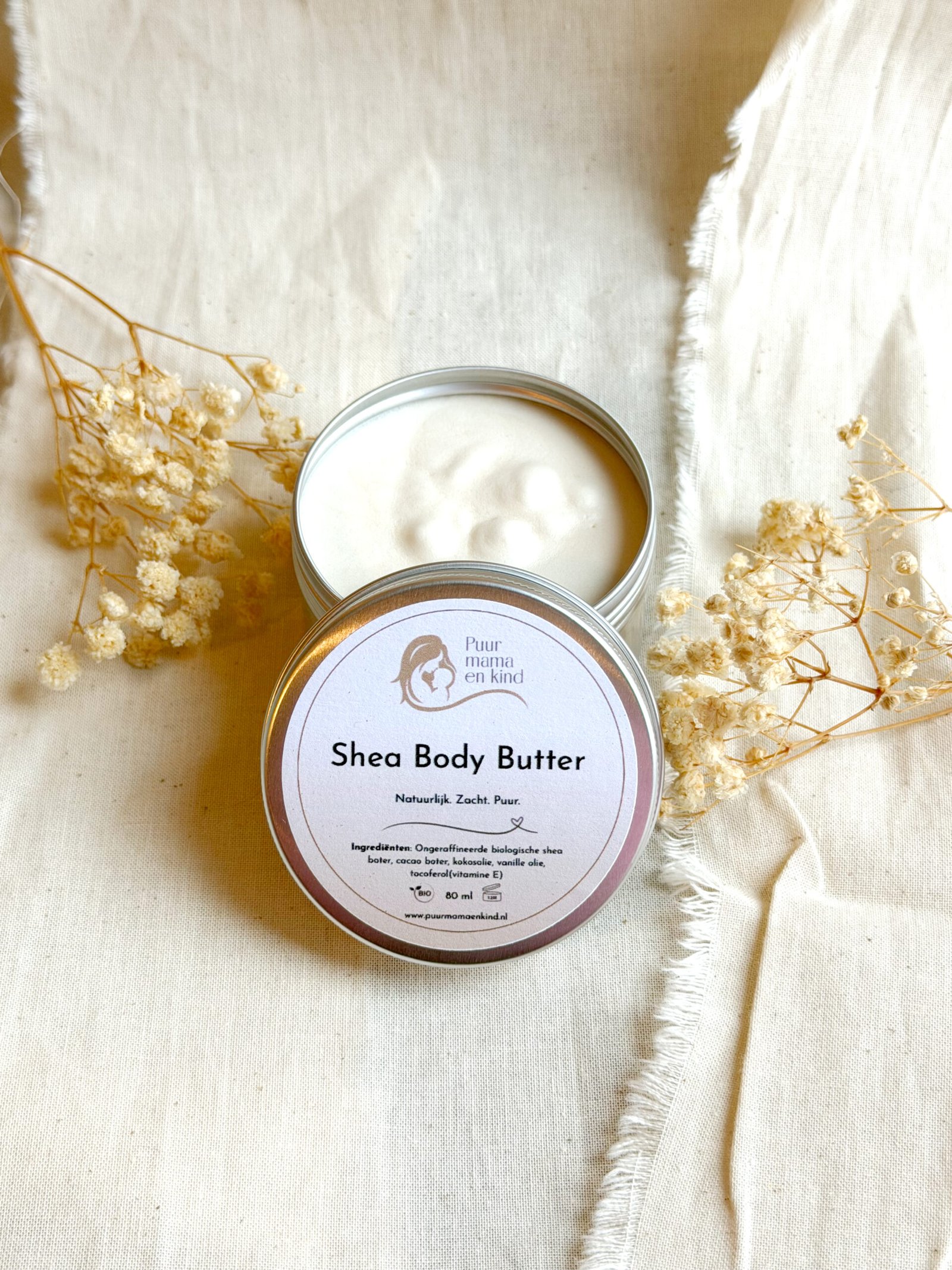 Shea Body Butter - 100% natuurlijk - 80ml