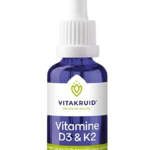 Vitakruid Vitamine D3 & K2 (MenaQ7) met druppelpipet