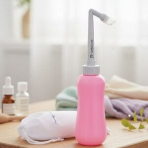 Peri Bottle - Draagbare Bidet - Vaginale Douche - Zwanger - Postpartum - 450 ml - Roze
