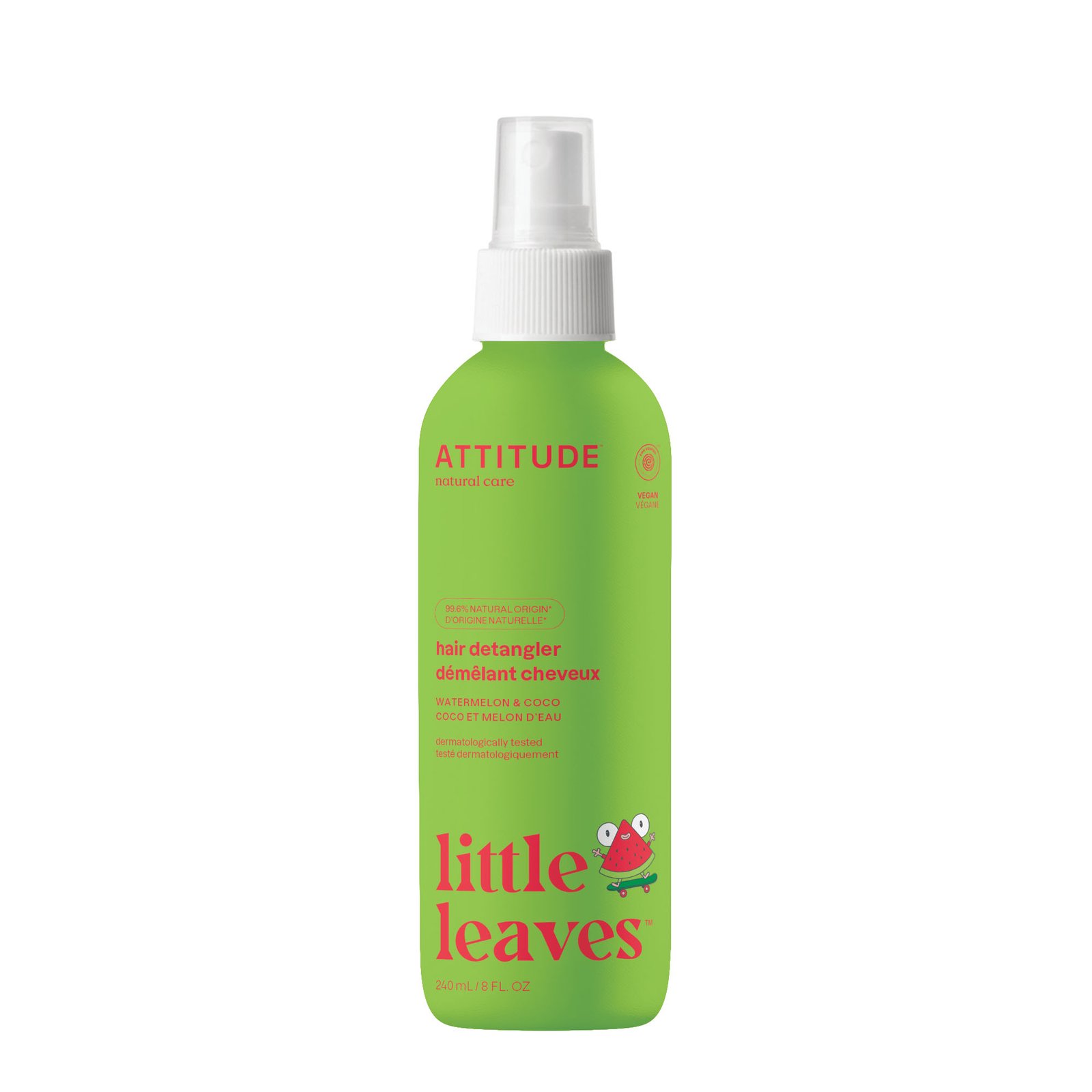ATTITUDE anti-klit Haarspray (240ml) - watermeloen en kokos