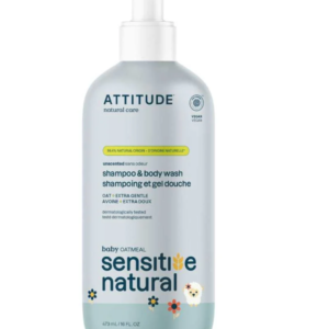 ATTITUDE Sensitive Baby Haar & Body, havermout (473 ml)
