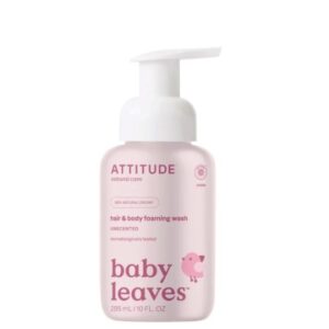 ATTITUDE Baby Leaves 2-in-1 Haar & Body Zeep, parfumvrij