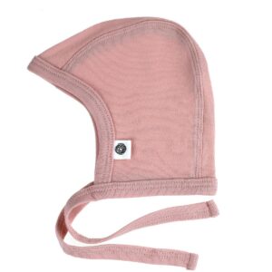 Lille Barn - Baby wollen strikmuts – Merinowol – Misty Rose