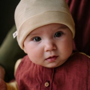 Lille Barn - Wollen baby muts – merinowol – naturel